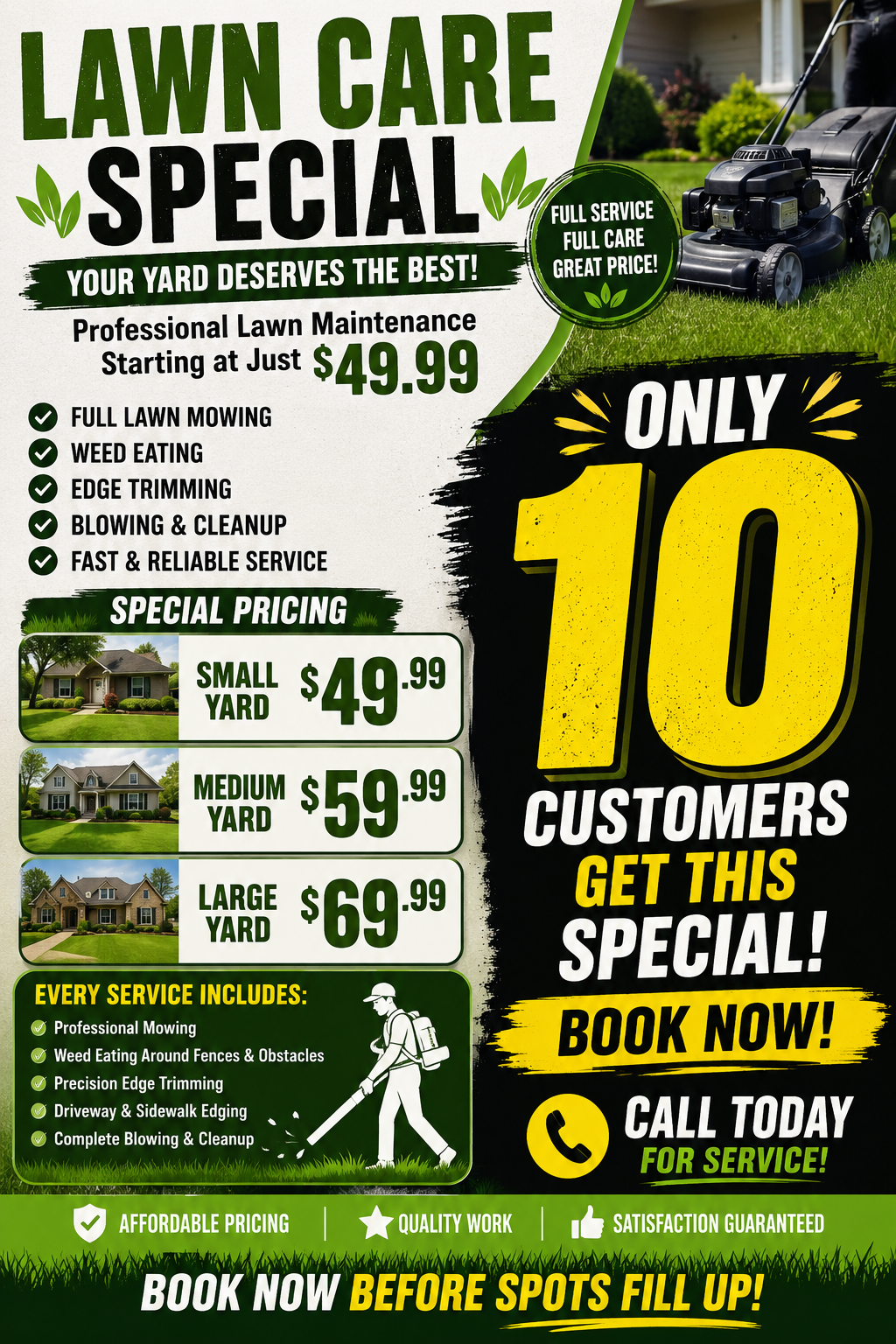 Lawn Care Special — from $49.99